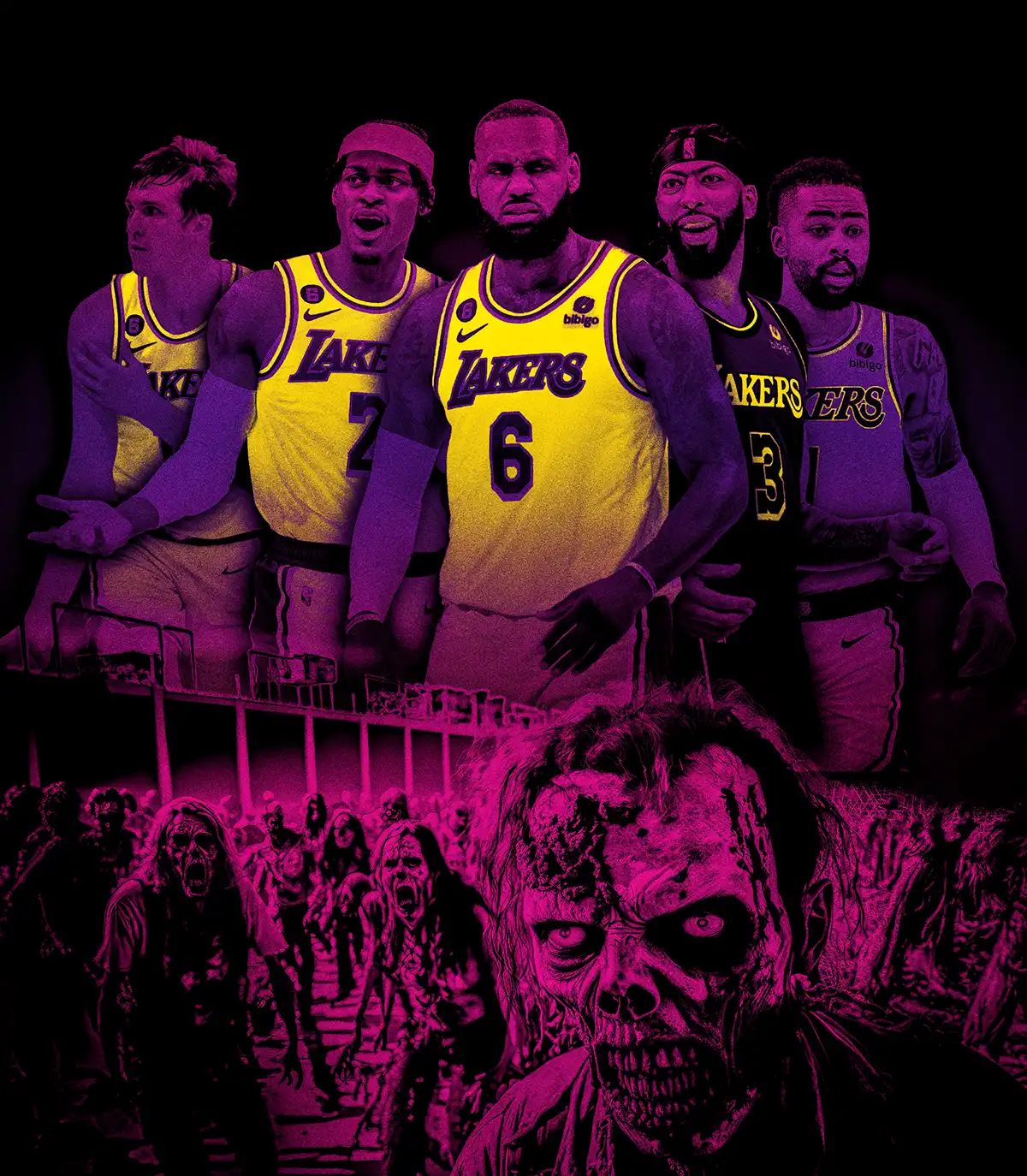 Los Angeles Lakers Walking Dead