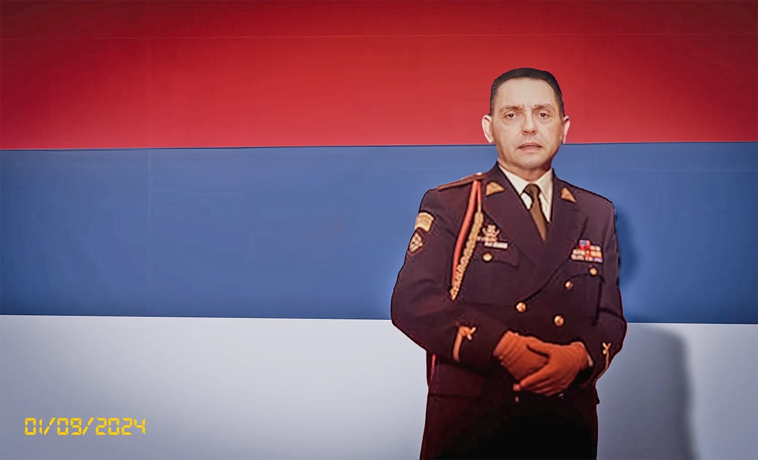 Aleksandar Vulin, bivši ministar, kao general Paton
