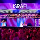 Reakcija gledalaca na glasove Izraelu tokom finalne večeri 68. Evrosonga u Malmeu