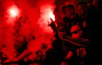 Go Ahead Eagles navijači bakljada