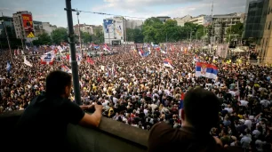 Protest na Slaviji, 23. maj 2026.